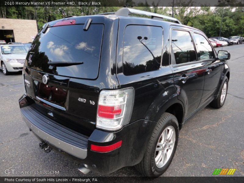 Black / Black 2010 Mercury Mariner V6 Premier 4WD