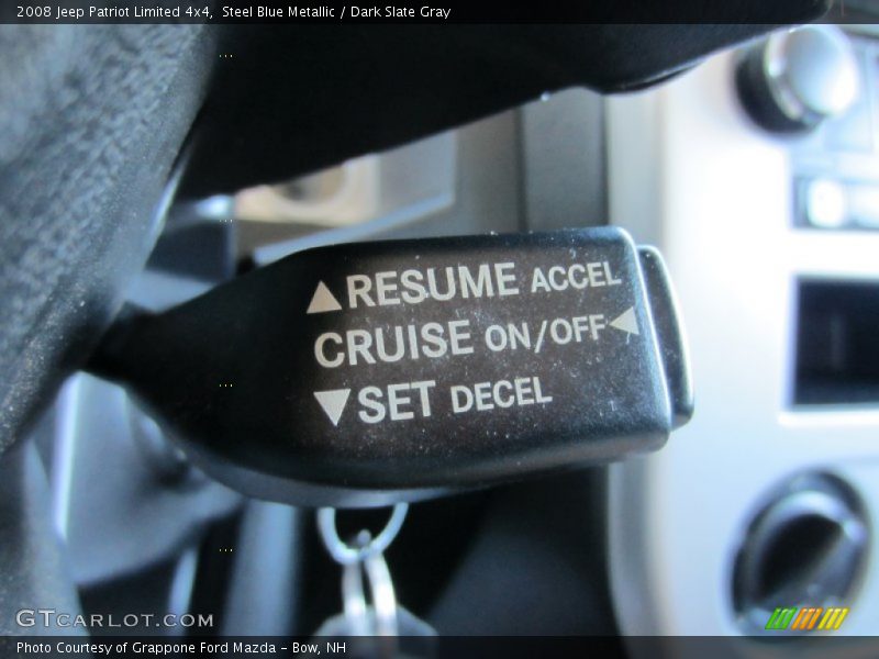 Steel Blue Metallic / Dark Slate Gray 2008 Jeep Patriot Limited 4x4