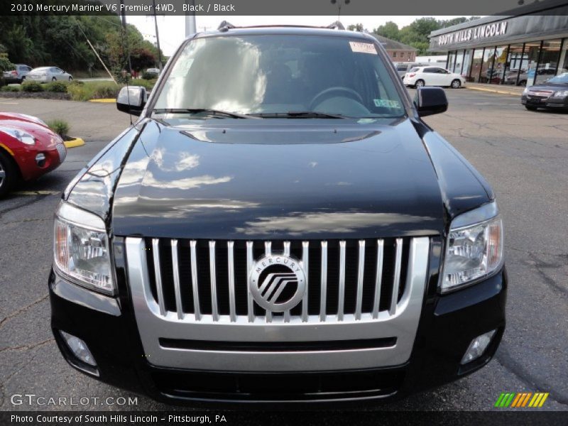 Black / Black 2010 Mercury Mariner V6 Premier 4WD