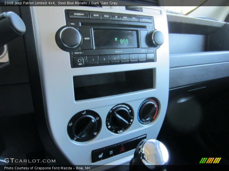 Steel Blue Metallic / Dark Slate Gray 2008 Jeep Patriot Limited 4x4