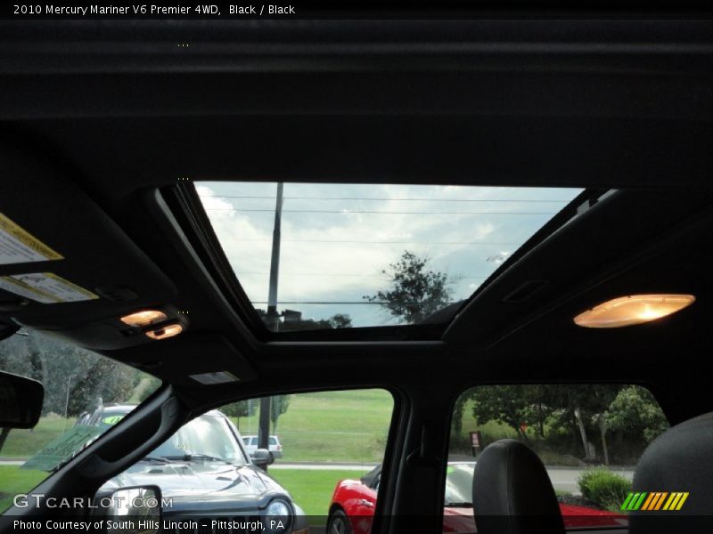 Black / Black 2010 Mercury Mariner V6 Premier 4WD