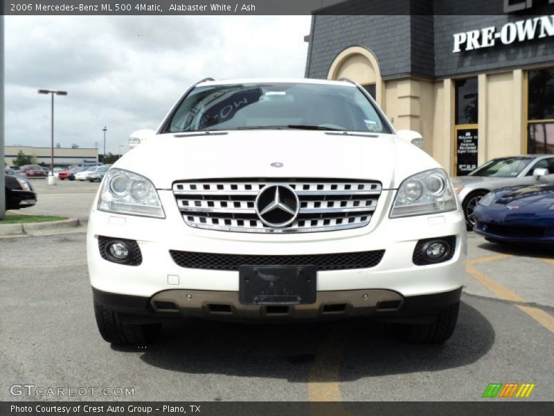 Alabaster White / Ash 2006 Mercedes-Benz ML 500 4Matic