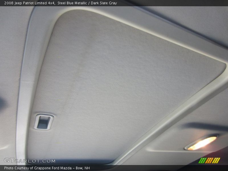 Steel Blue Metallic / Dark Slate Gray 2008 Jeep Patriot Limited 4x4