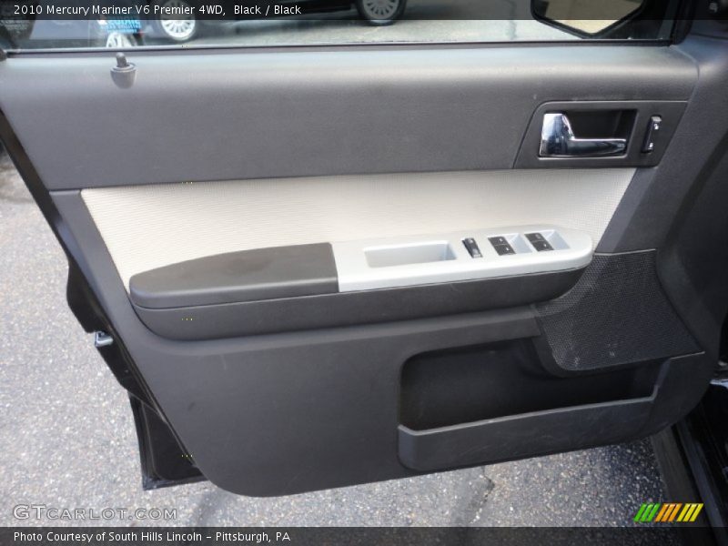 Black / Black 2010 Mercury Mariner V6 Premier 4WD