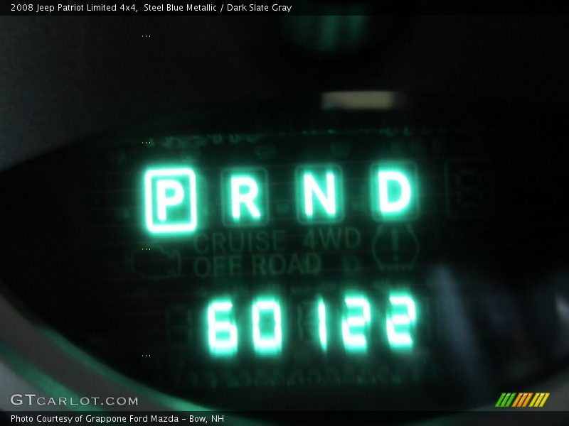 Steel Blue Metallic / Dark Slate Gray 2008 Jeep Patriot Limited 4x4