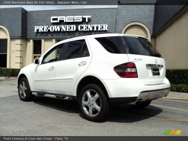 Alabaster White / Ash 2006 Mercedes-Benz ML 500 4Matic