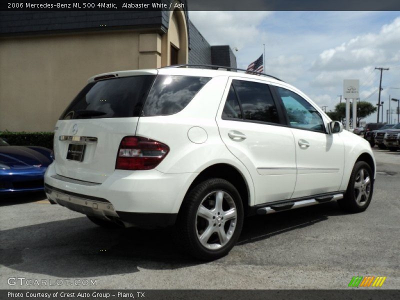 Alabaster White / Ash 2006 Mercedes-Benz ML 500 4Matic