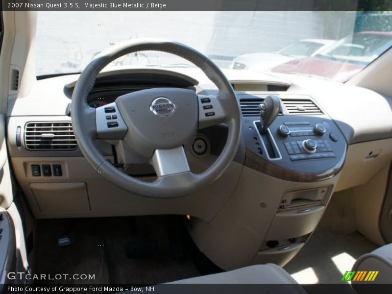 Majestic Blue Metallic / Beige 2007 Nissan Quest 3.5 S