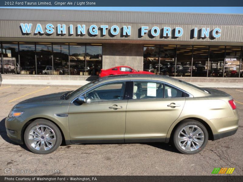 Ginger Ale / Light Stone 2012 Ford Taurus Limited