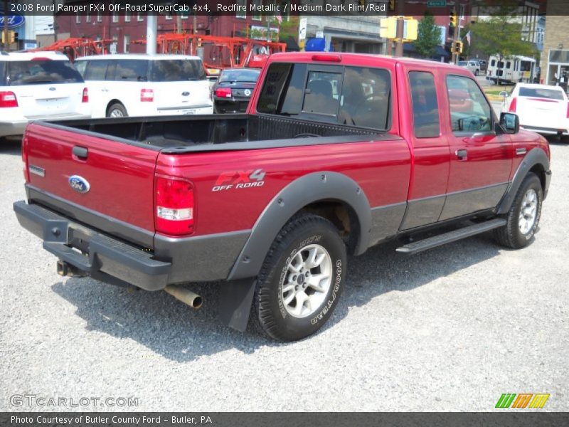 Redfire Metallic / Medium Dark Flint/Red 2008 Ford Ranger FX4 Off-Road SuperCab 4x4