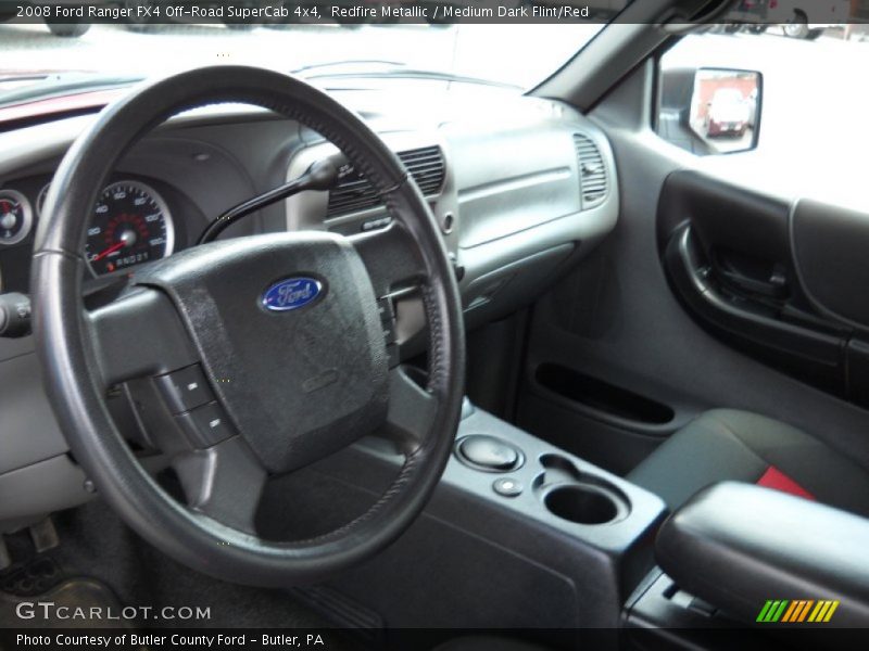 Redfire Metallic / Medium Dark Flint/Red 2008 Ford Ranger FX4 Off-Road SuperCab 4x4