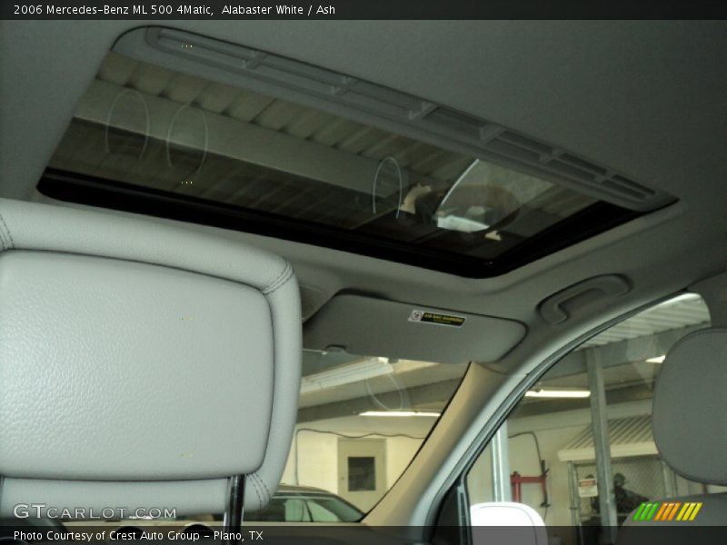 Alabaster White / Ash 2006 Mercedes-Benz ML 500 4Matic