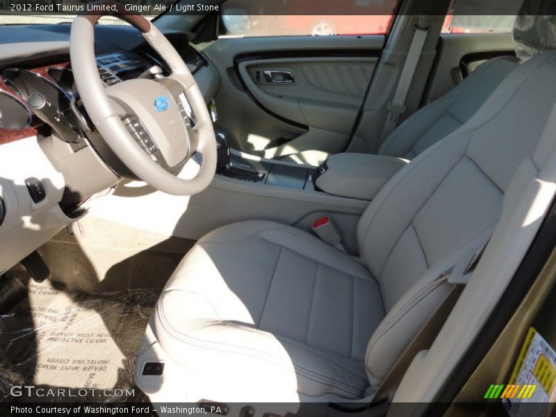  2012 Taurus Limited Light Stone Interior