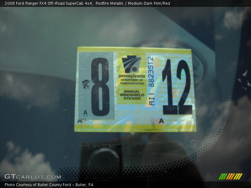 Redfire Metallic / Medium Dark Flint/Red 2008 Ford Ranger FX4 Off-Road SuperCab 4x4