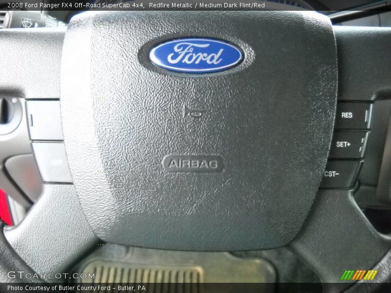 Redfire Metallic / Medium Dark Flint/Red 2008 Ford Ranger FX4 Off-Road SuperCab 4x4