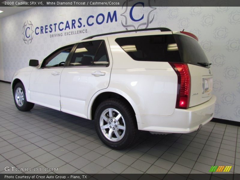 White Diamond Tricoat / Cashmere/Cocoa 2008 Cadillac SRX V6