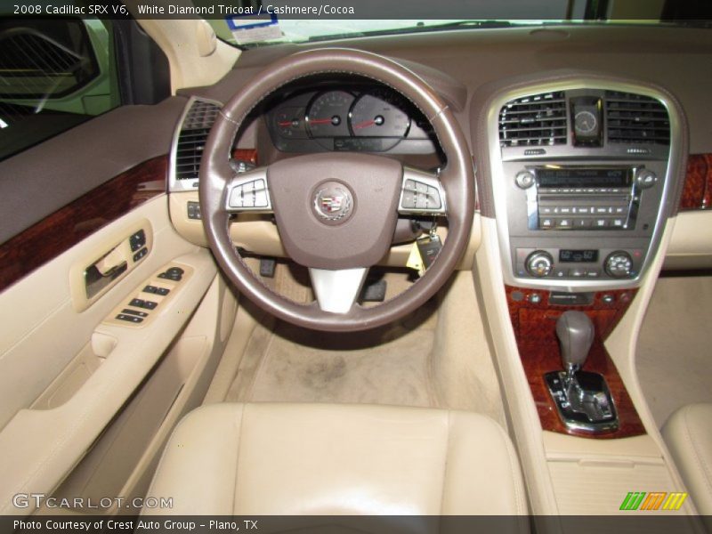 White Diamond Tricoat / Cashmere/Cocoa 2008 Cadillac SRX V6