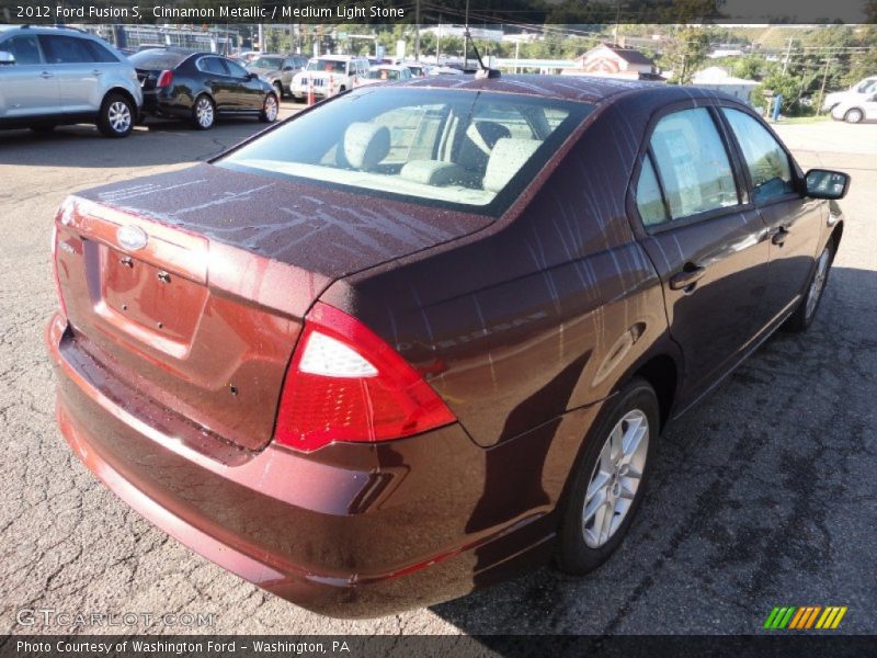 Cinnamon Metallic / Medium Light Stone 2012 Ford Fusion S