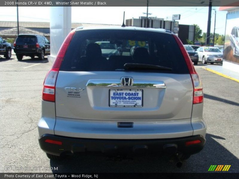Whistler Silver Metallic / Black 2008 Honda CR-V EX 4WD