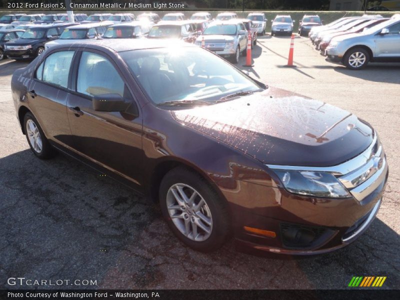 Cinnamon Metallic / Medium Light Stone 2012 Ford Fusion S