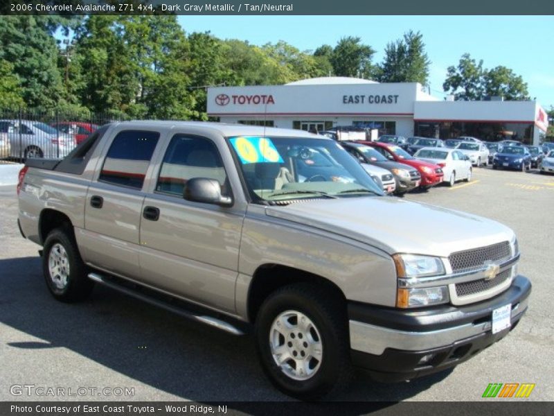 Dark Gray Metallic / Tan/Neutral 2006 Chevrolet Avalanche Z71 4x4