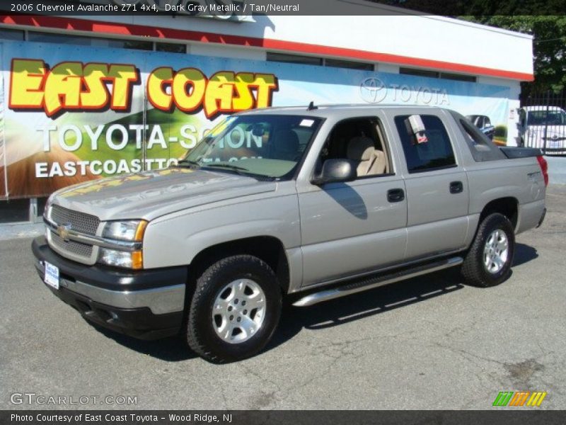 Dark Gray Metallic / Tan/Neutral 2006 Chevrolet Avalanche Z71 4x4