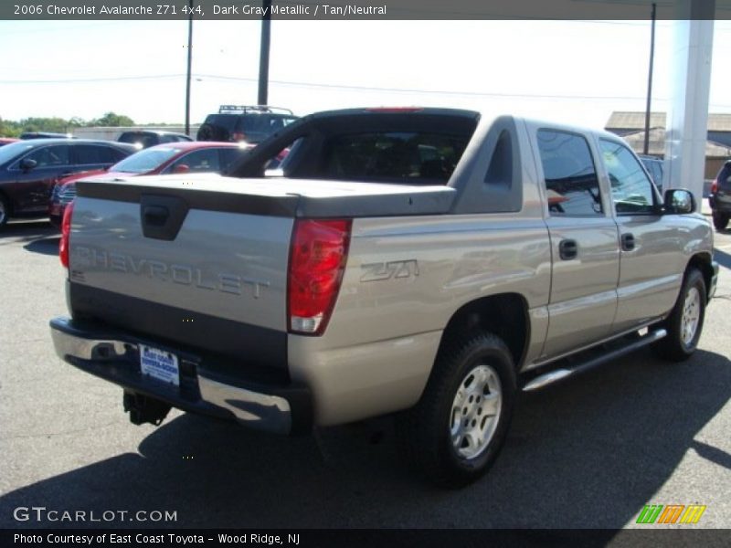 Dark Gray Metallic / Tan/Neutral 2006 Chevrolet Avalanche Z71 4x4