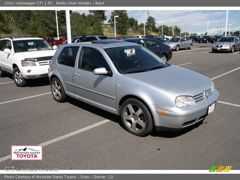 Reflex Silver Metallic / Black 2002 Volkswagen GTI 1.8T