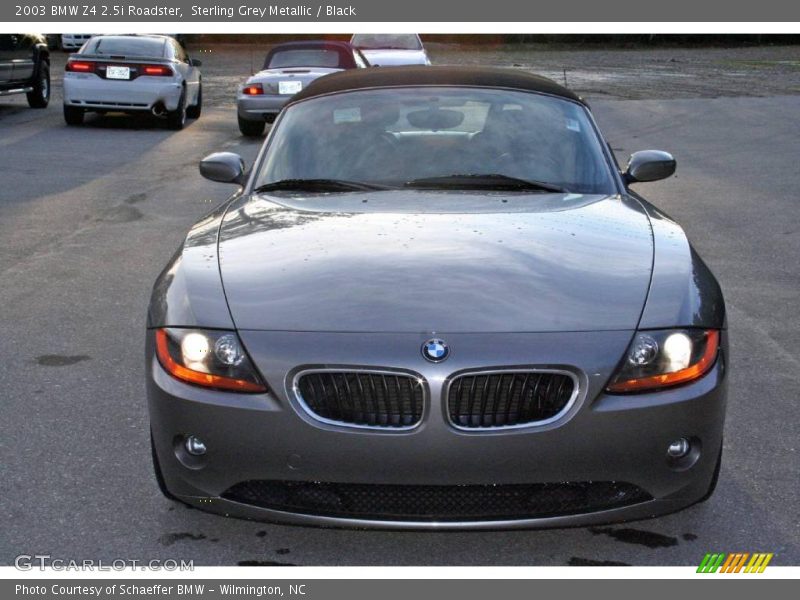 Sterling Grey Metallic / Black 2003 BMW Z4 2.5i Roadster