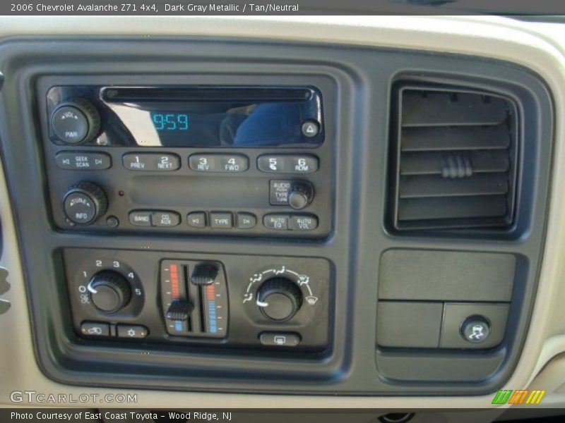 Dark Gray Metallic / Tan/Neutral 2006 Chevrolet Avalanche Z71 4x4