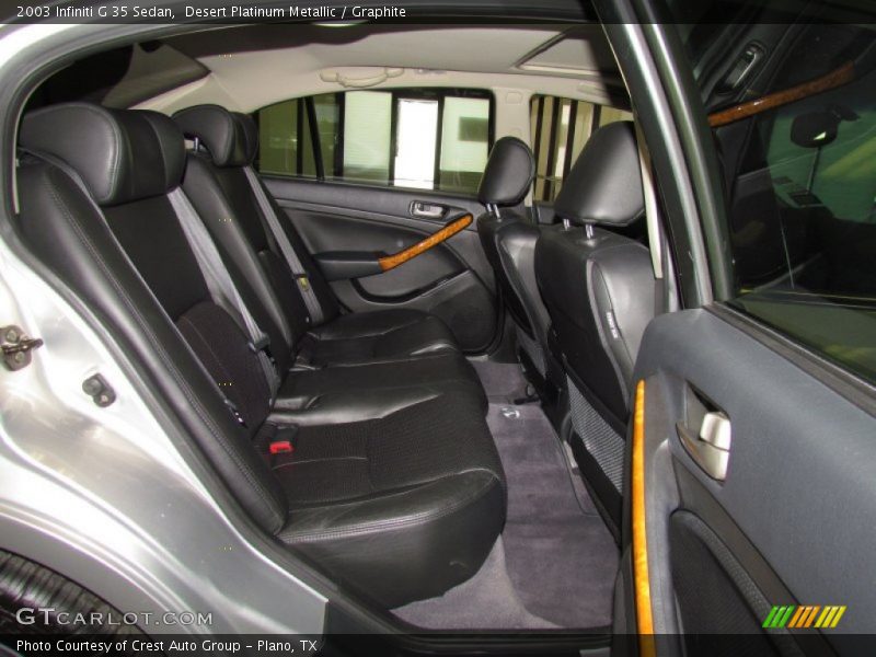 Desert Platinum Metallic / Graphite 2003 Infiniti G 35 Sedan