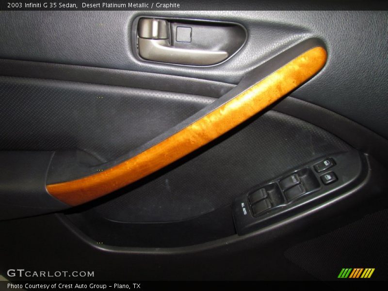Desert Platinum Metallic / Graphite 2003 Infiniti G 35 Sedan