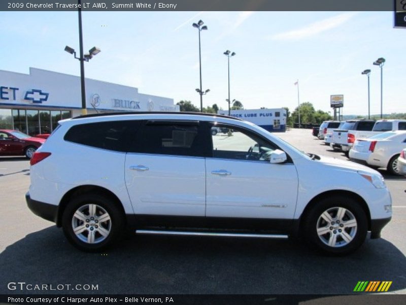 Summit White / Ebony 2009 Chevrolet Traverse LT AWD