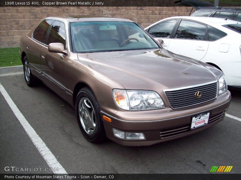 Copper Brown Pearl Metallic / Ivory 1998 Lexus LS 400