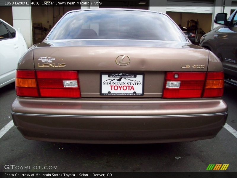 Copper Brown Pearl Metallic / Ivory 1998 Lexus LS 400
