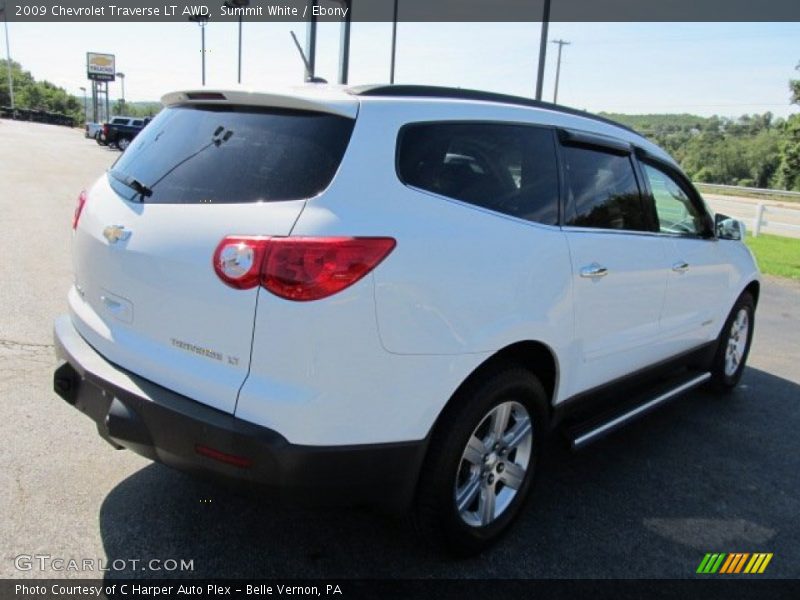 Summit White / Ebony 2009 Chevrolet Traverse LT AWD