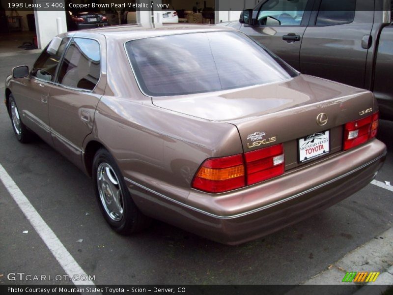Copper Brown Pearl Metallic / Ivory 1998 Lexus LS 400