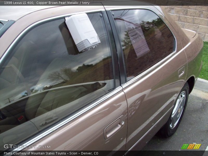 Copper Brown Pearl Metallic / Ivory 1998 Lexus LS 400