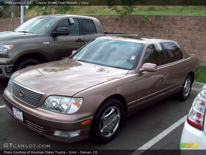 Copper Brown Pearl Metallic / Ivory 1998 Lexus LS 400