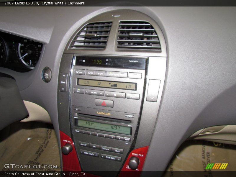 Crystal White / Cashmere 2007 Lexus ES 350