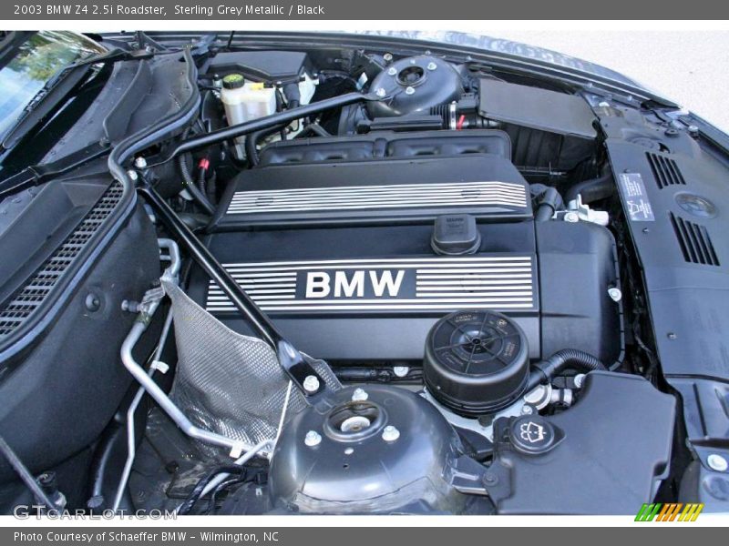 Sterling Grey Metallic / Black 2003 BMW Z4 2.5i Roadster