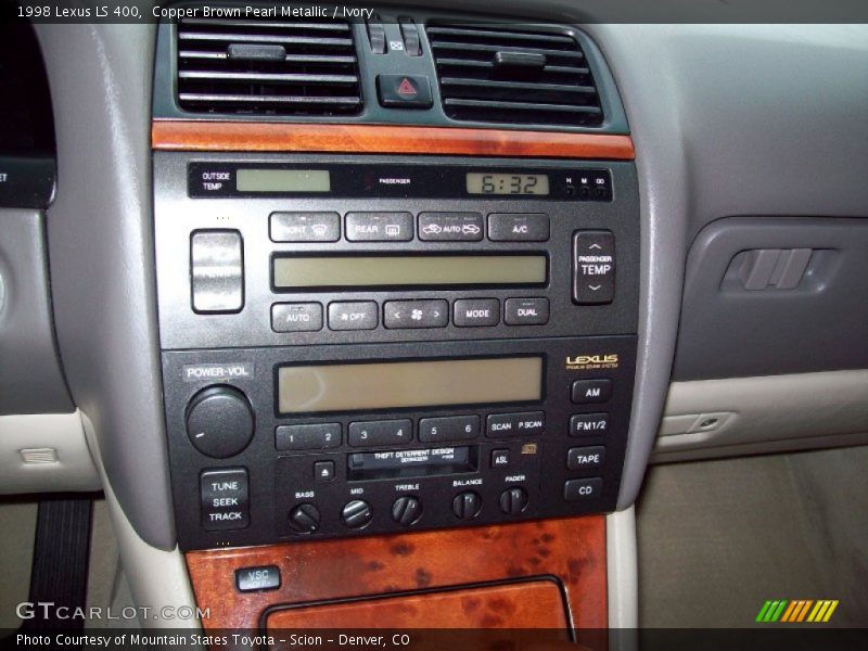 Controls of 1998 LS 400
