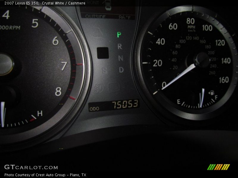 Crystal White / Cashmere 2007 Lexus ES 350