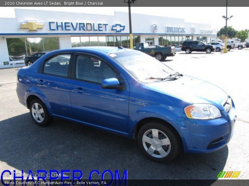 Bright Blue / Charcoal 2010 Chevrolet Aveo LT Sedan