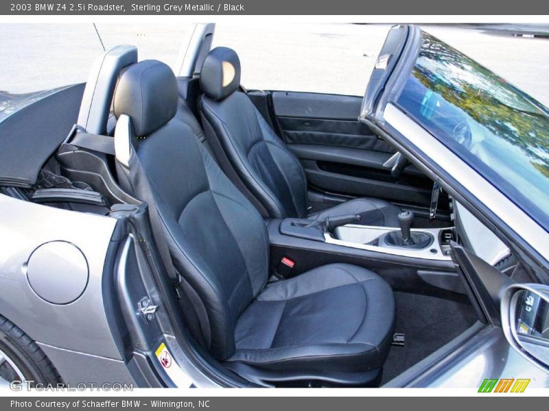 Sterling Grey Metallic / Black 2003 BMW Z4 2.5i Roadster