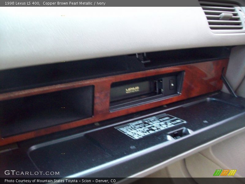 Copper Brown Pearl Metallic / Ivory 1998 Lexus LS 400