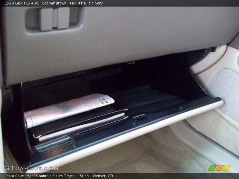 Copper Brown Pearl Metallic / Ivory 1998 Lexus LS 400