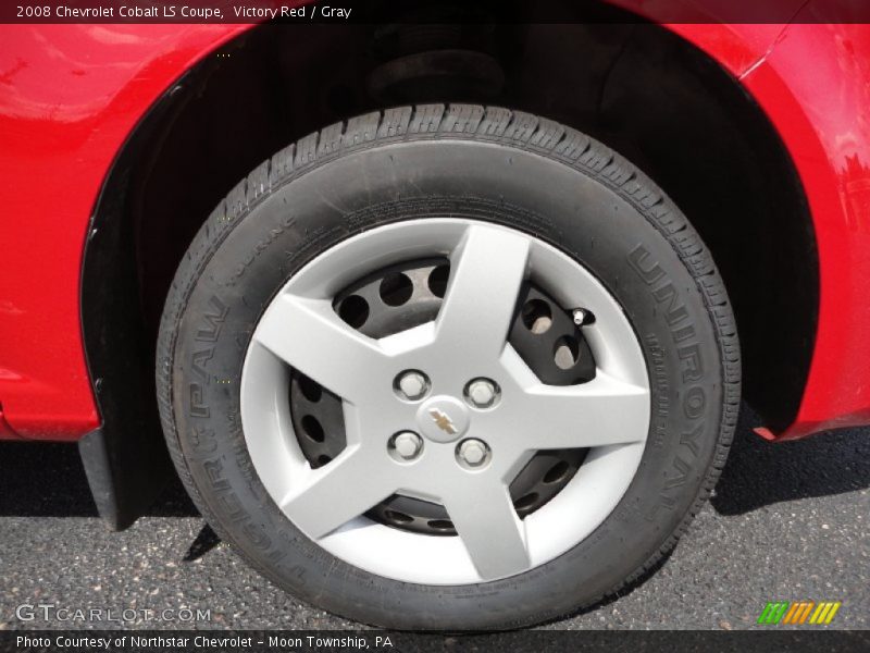 Victory Red / Gray 2008 Chevrolet Cobalt LS Coupe