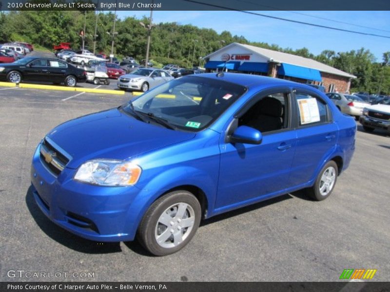 Bright Blue / Charcoal 2010 Chevrolet Aveo LT Sedan