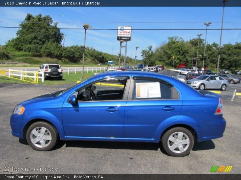 Bright Blue / Charcoal 2010 Chevrolet Aveo LT Sedan